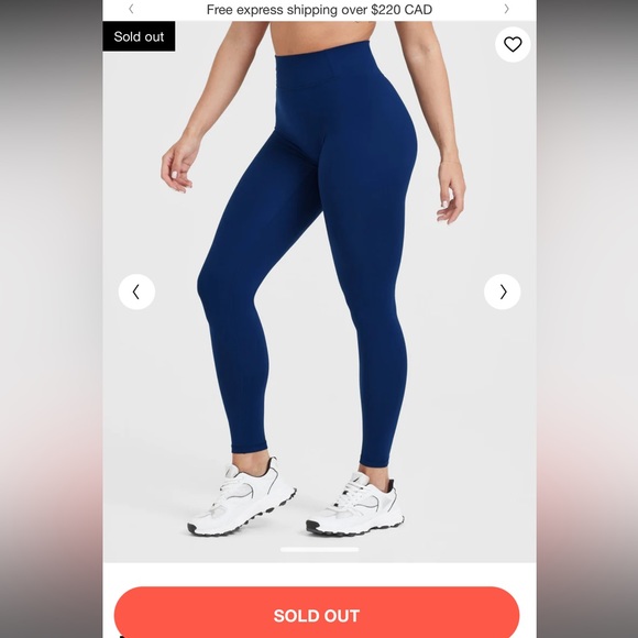 BNWT - Oner Active Timeless Leggings XS in Midnight - Picture 2 of 9